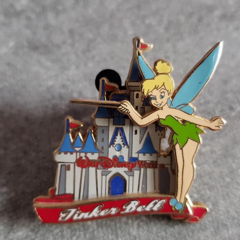 Tinkerbell and Castle Disney Pin